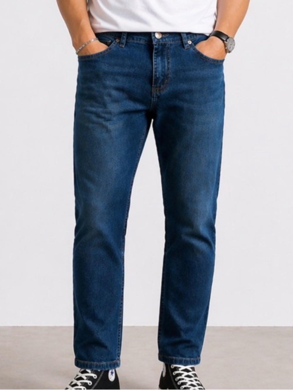 Mugsy Men’s Fulton Tapered Denim Jeans Size 30 (fits 30x27.5)